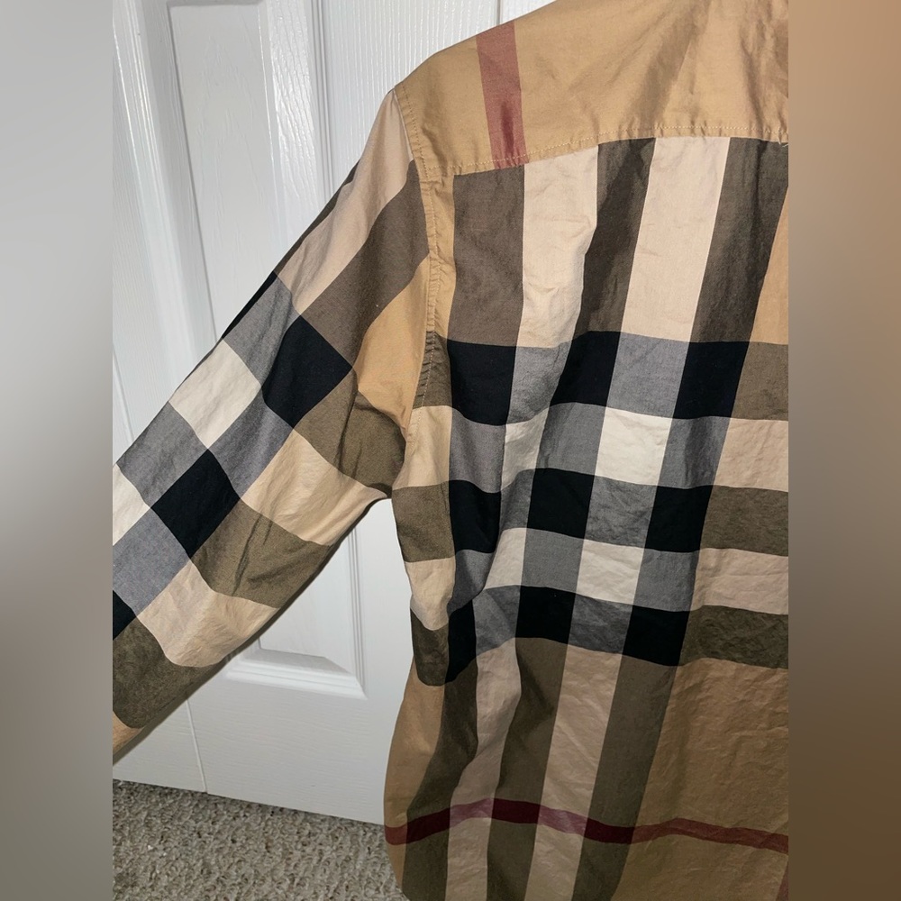 Burberry Multicolor Check Dress Shirt - Picture 5 of 5